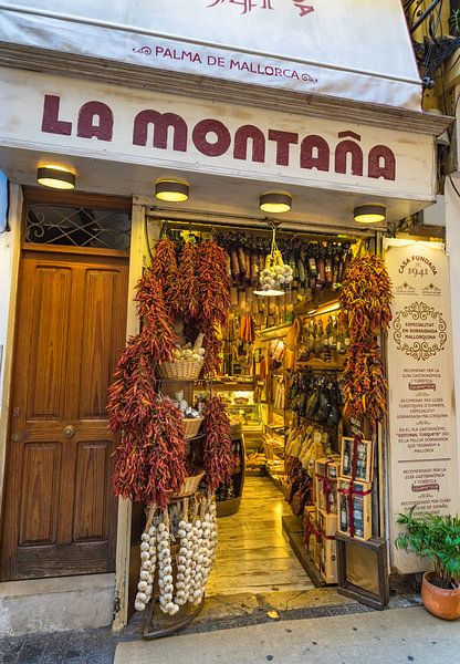 Produits de l'épicerie fine de Majorque à Palma de Majorque, Espagne par Alex Winter