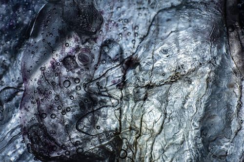 Blauw Abstract | Troostende verbinding | Fine Art