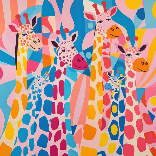 Leuke giraffen van Kay Weber