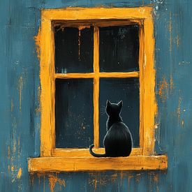 Festliche Katzen und der Weihnachtsbaum von Hikmah Hidahasbi