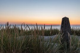 Sunset on Texel by Lies Bakker