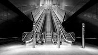 Escalator station Vijzelgracht par Toon van den Einde Aperçu