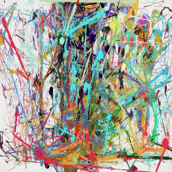 Pollock's wink 3 by Angel Estevez