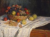 Les pommes et les raisins, Claude Monet par Des maîtres magistraux Aperçu
