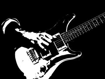 Elektrische Gitaar van Johan Zuijdam Digi Art