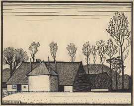 Julie de Graag – Boerderij (Farmhouse) (1919) by Timeless Artworks
