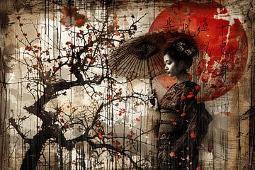 spiritueel japans portret van Egon Zitter