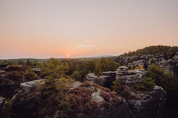 Boheems Zwitserland in Tsjechië van Kiki Multem