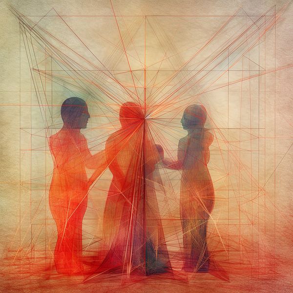 Come and stand in the middle by Carla van Zomeren