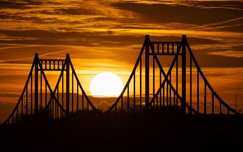 Krefeld-Uerdingerbrug, Nederrijn, Duitsland