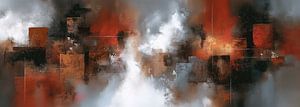 Weicher Nebel und Backstein