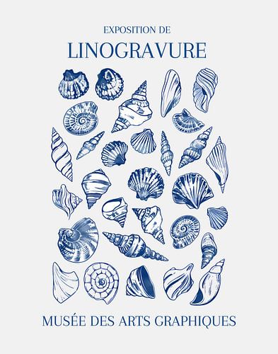 Lino Zeeschelpen Kunstmarkt