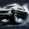 Voiture de style classique sur Nz Art