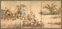 Kitagawa Sōsetsu. Blumen der vier Jahreszeiten von 1000 Schilderijen Miniaturansicht