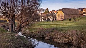 Sonnenuntergang am Watermolen Wijlre von Rob Boon