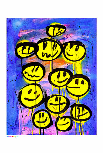 Mister Artsy Graffiti Flowers Nr. 9