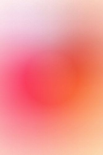 Retro jaren 70 neonkunst. Abstract kleurverloop in zachtroze en oranje