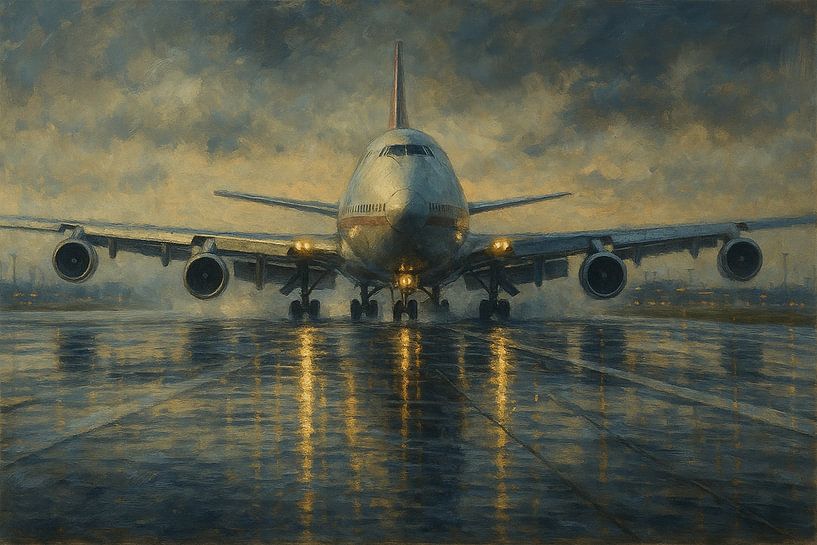 After the Rain - Landing of the Queen by Dennis Klaassen