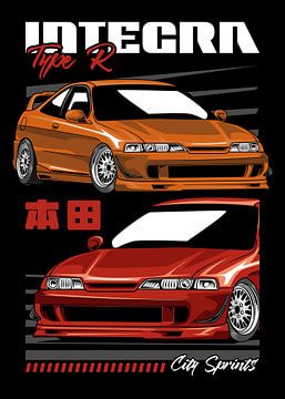 Honda Integra Typ R DC2 JDM Auto von Adam Khabibi