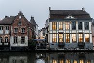 Gebäude am Abend in Gent von Mickéle Godderis Miniaturansicht