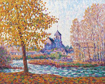 Francis Picabia - De kerk van Montigny, Herfsteffect (1908) van Peter Balan