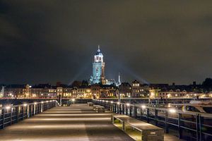 Ligne d'horizon de Deventer en soirée