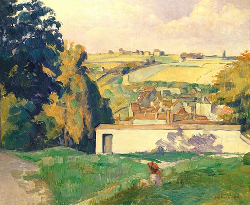Émile Bernard, Jeune fille sur la colline