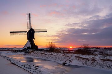 Winters in Nederland van Maikel Brands