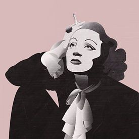 Marlene Dietrich by Maarten Stienstra