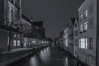 Historical Dordrecht in Black and White - Grote Kerk and Voorstraatshaven by Tux Photography thumbnail