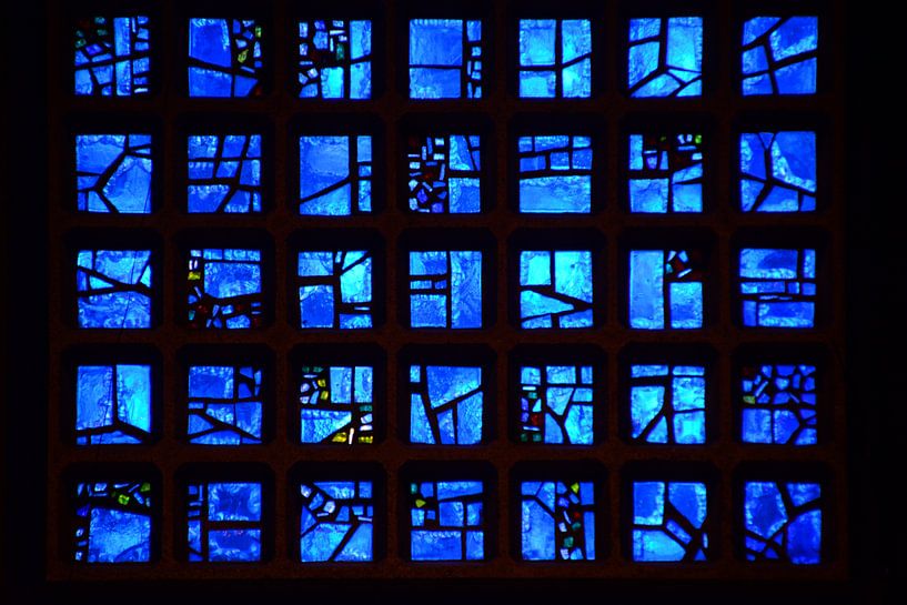 Glas-in-lood patroon van Onno Smit