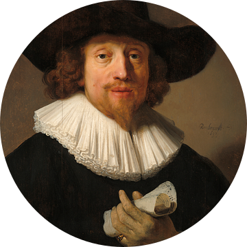 Man met een muziekblad, Rembrandt