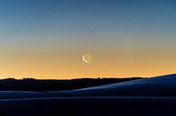 Mondsichel zum Sonnenaufgang von Marcel Lohr Miniaturansicht