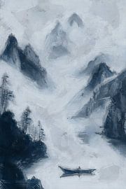 Verloren in de Wolken | Blauw van Kanzo