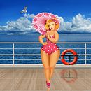 Plus Size Pin Up Girl van Monika Jüngling thumbnail