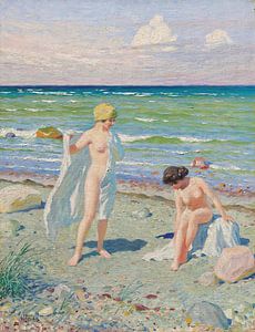 Nach dem Schwimmen