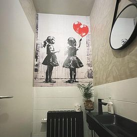Kundenfoto: Banksy Inspiriert Nr. 18022 von Blikvanger Schilderijen