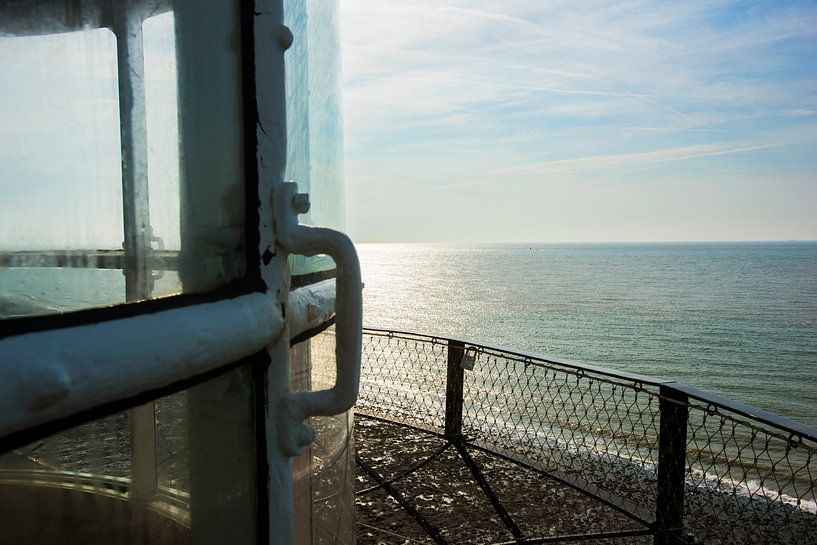 Lighthouse overlooking the North Sea by Blond Beeld