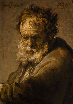 Bust of a Bearded Old Man, Rembrandt van Rijn