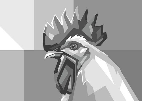 Grayscale Haan Popart