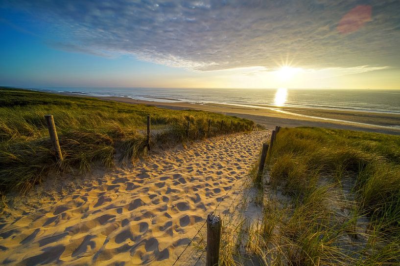 Beach, sea and sun by Dirk van Egmond