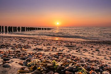 Sunset Domburg by Rick van de Kraats