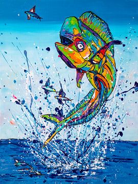 Mahi Mahi von Happy Paintings