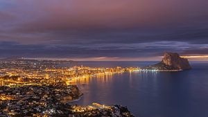 Sonnenaufgang in Calpe, Spanien