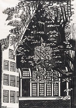 Amsterdam, Begijnhof, Meijer Bleekrode, 1925 sur Atelier Liesjes