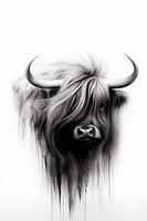 Der tiefe Blick des schottischen Highlanders