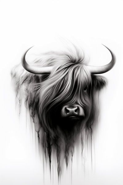 Profound Gaze of the Scottish Highlander by Karina Brouwer