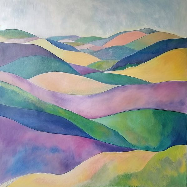 Harmonic Hills Symphony by Art Whims