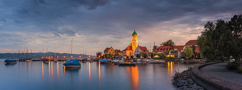 Un coucher de soleil à Wasserburg par Henk Meijer Photography