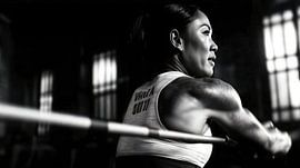 Vastberaden Aziatische atleet